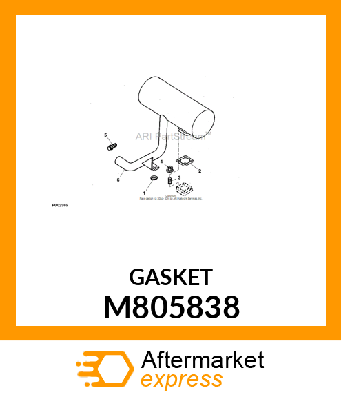 GASKET, GASKET, MUFFLER M805838