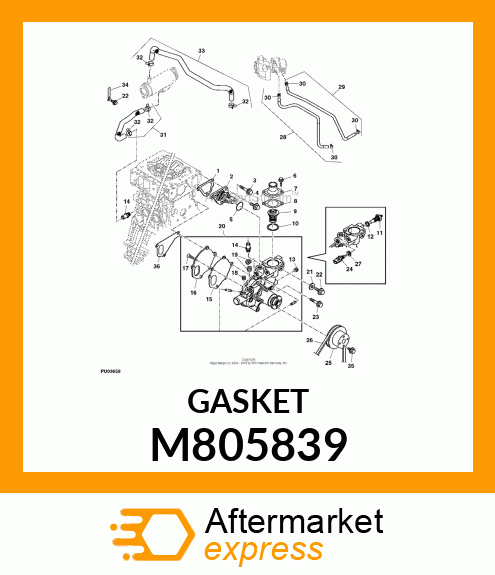 GASKET, C.W. PUMP M805839