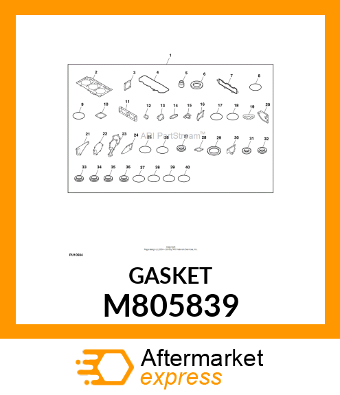 GASKET, C.W. PUMP M805839