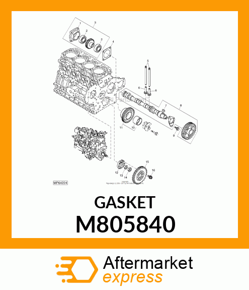 GASKET, H.O. PUMP M805840