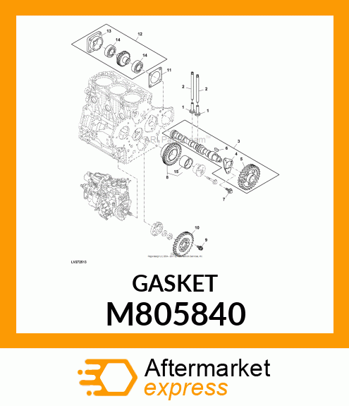 GASKET, H.O. PUMP M805840