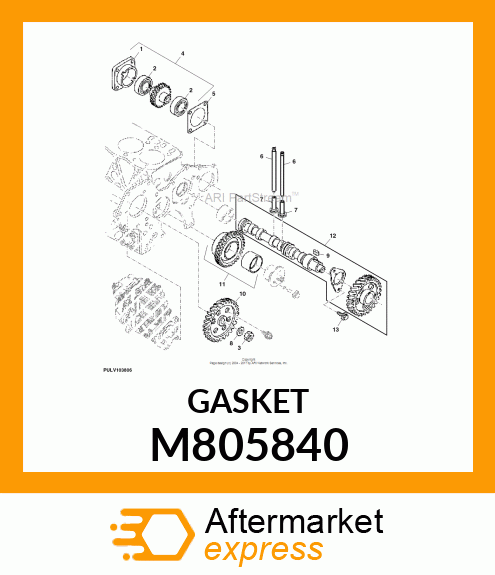 GASKET, H.O. PUMP M805840