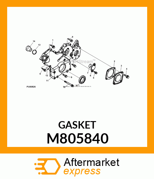 GASKET, H.O. PUMP M805840