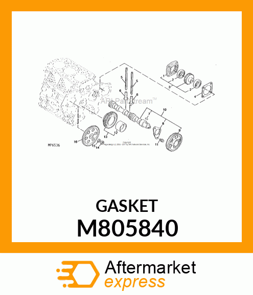 GASKET, H.O. PUMP M805840