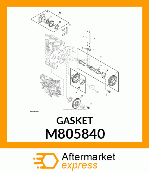 GASKET, H.O. PUMP M805840