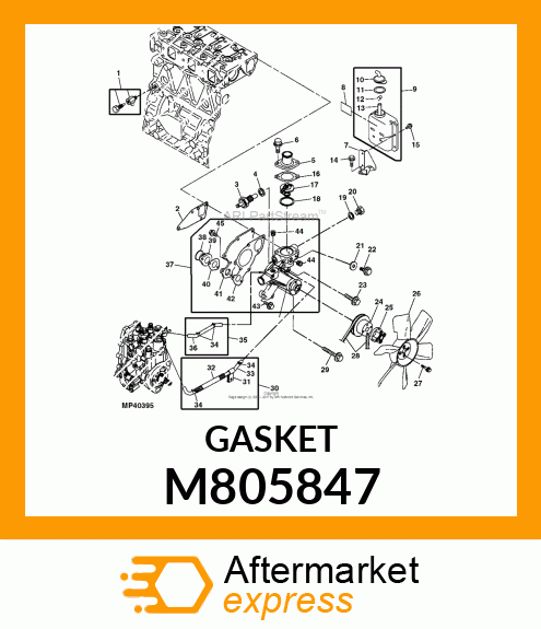 GASKET, PUMP BODY M805847