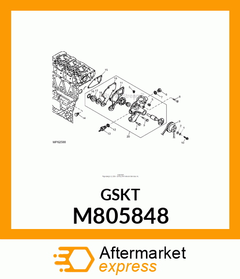 GASKET, PIPE M805848