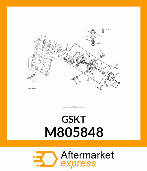 GASKET, PIPE M805848