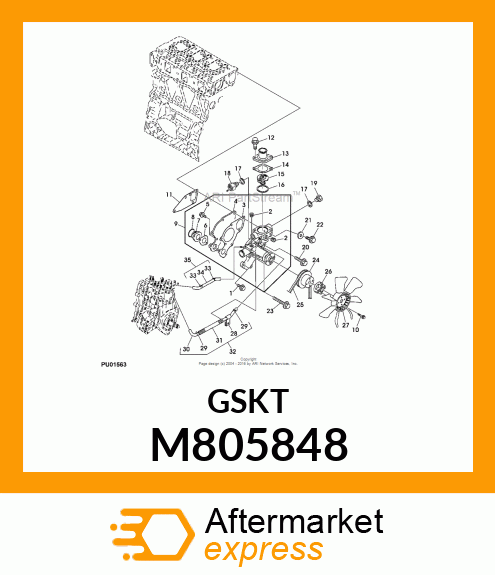 GASKET, PIPE M805848