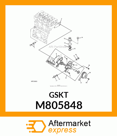 GASKET, PIPE M805848