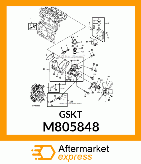 GASKET, PIPE M805848