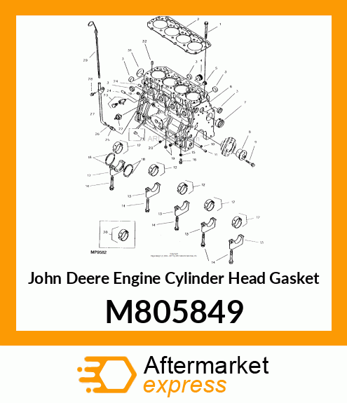 GASKET, CYL. HEAD M805849