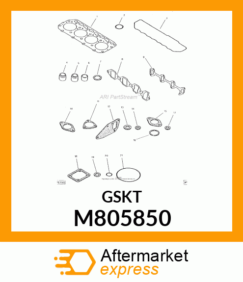 GASKET, CYLINDER HEAD M805850