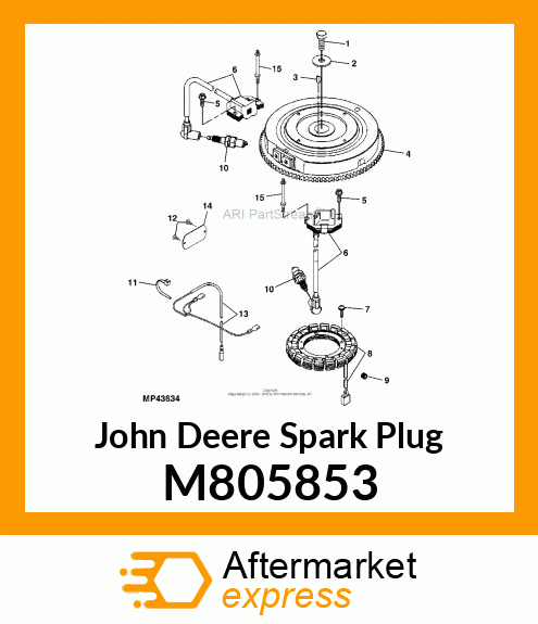 PLUG, SPARK (HEAT RATIO 4) M805853