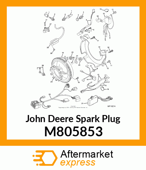 PLUG, SPARK (HEAT RATIO 4) M805853