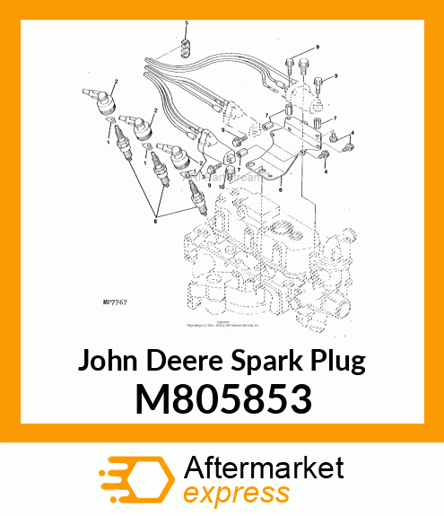 PLUG, SPARK (HEAT RATIO 4) M805853