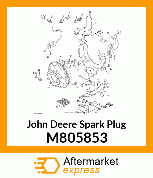 PLUG, SPARK (HEAT RATIO 4) M805853