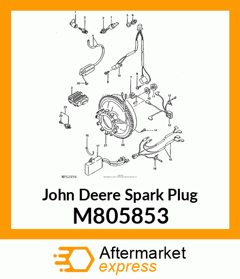 PLUG, SPARK (HEAT RATIO 4) M805853