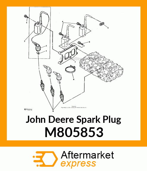 PLUG, SPARK (HEAT RATIO 4) M805853