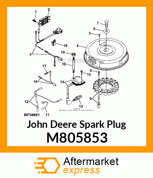 PLUG, SPARK (HEAT RATIO 4) M805853