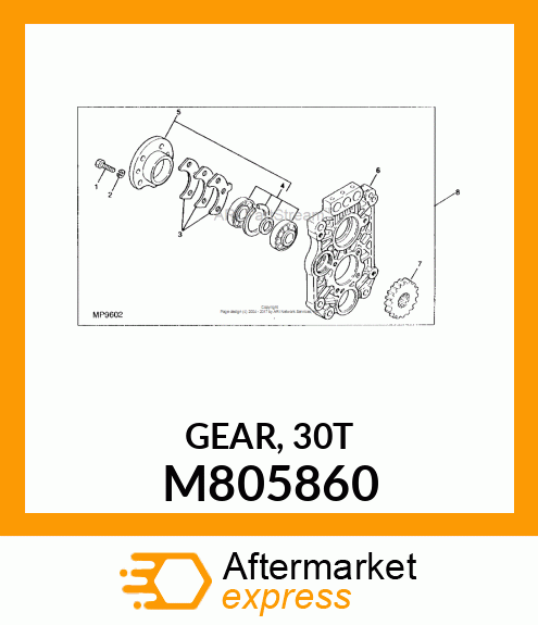 GEAR, 30T M805860