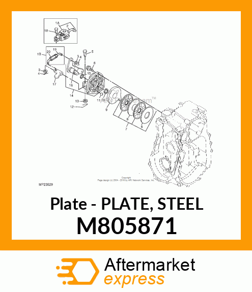 Plate - PLATE, STEEL M805871