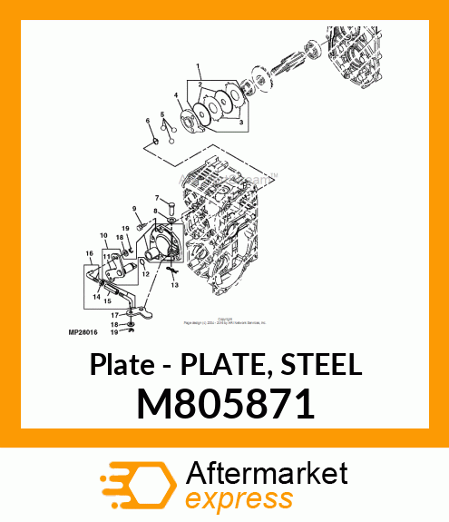 Plate - PLATE, STEEL M805871