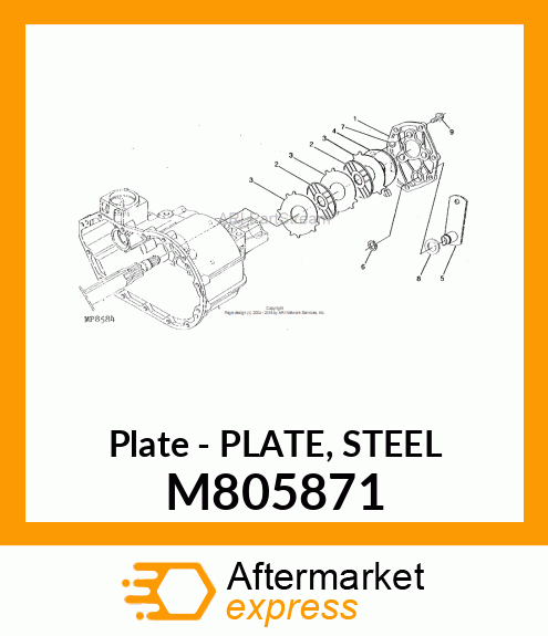 Plate - PLATE, STEEL M805871