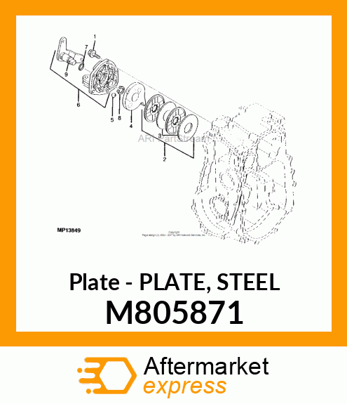 Plate - PLATE, STEEL M805871