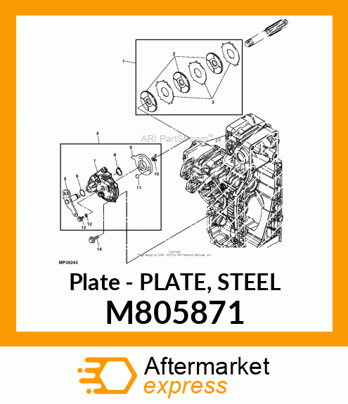 Plate - PLATE, STEEL M805871