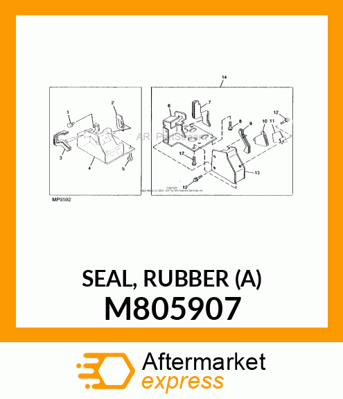 SEAL, RUBBER (A) M805907