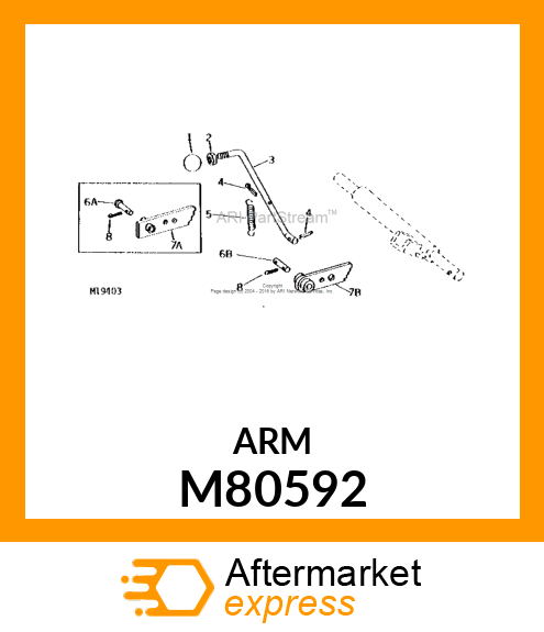 Arm - ARM, STOP (Part is Obsolete) M80592