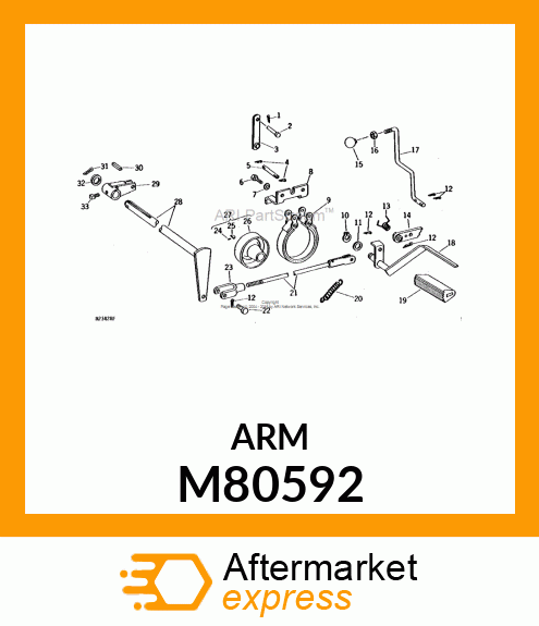 Arm - ARM, STOP (Part is Obsolete) M80592