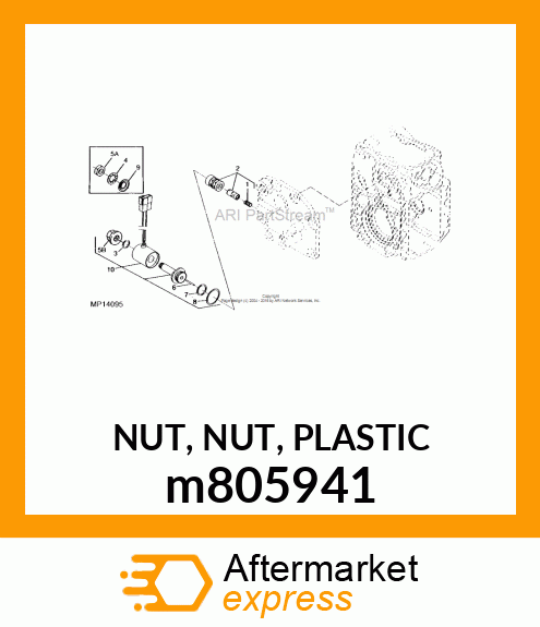 NUT, NUT, PLASTIC m805941