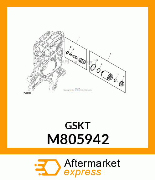 GASKET, GASKET, SOLENOID M805942