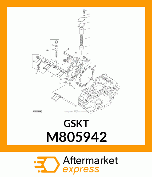 GASKET, GASKET, SOLENOID M805942