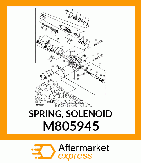 SPRING, SOLENOID M805945