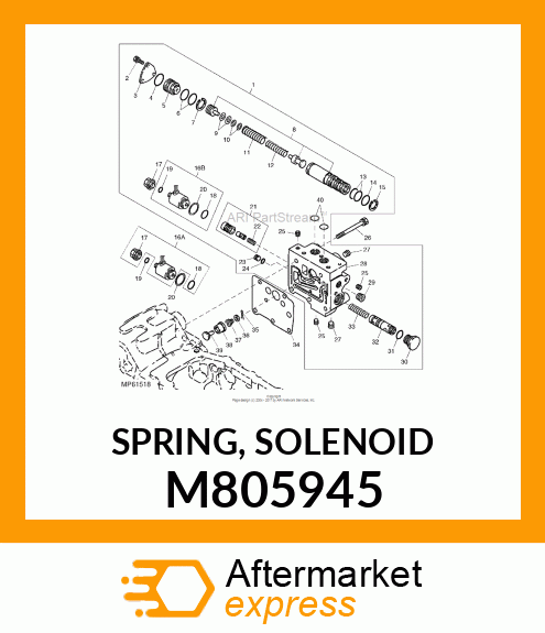 SPRING, SOLENOID M805945