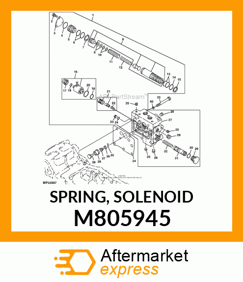 SPRING, SOLENOID M805945