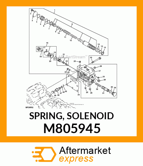 SPRING, SOLENOID M805945