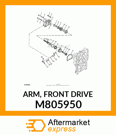 ARM, FRONT DRIVE M805950