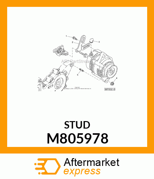 STUD, ALTERNATOR M805978