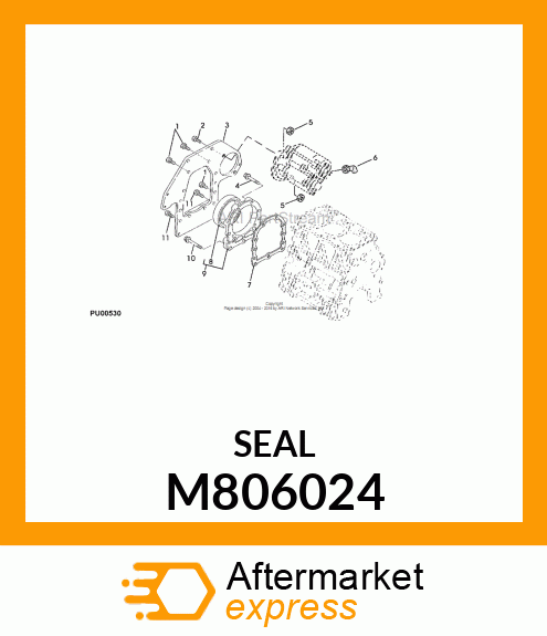 SEAL, OIL, FABRIC M806024