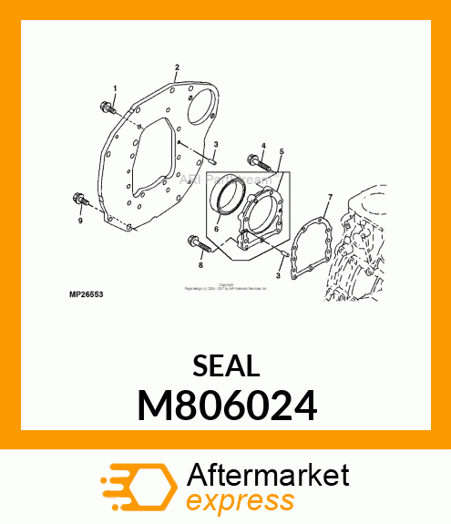 SEAL, OIL, FABRIC M806024