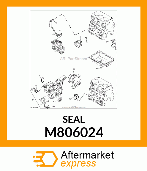 SEAL, OIL, FABRIC M806024