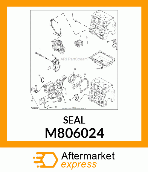 SEAL, OIL, FABRIC M806024