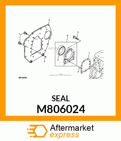 SEAL, OIL, FABRIC M806024