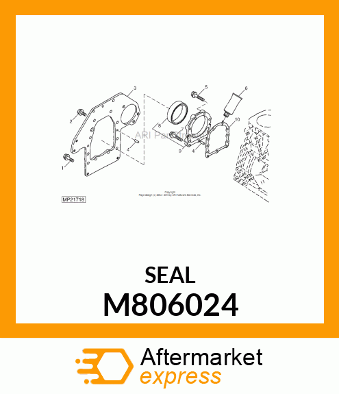 SEAL, OIL, FABRIC M806024