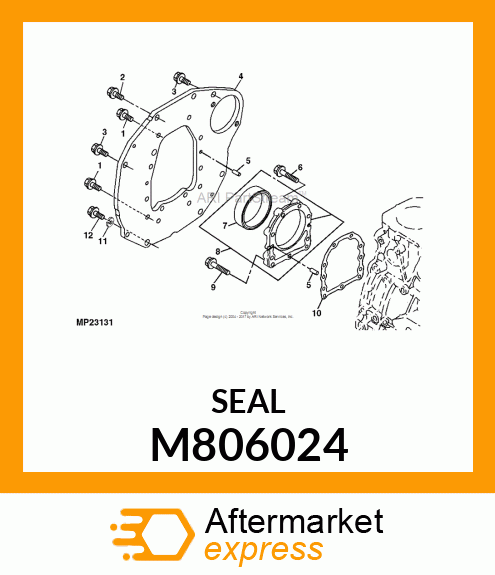 SEAL, OIL, FABRIC M806024