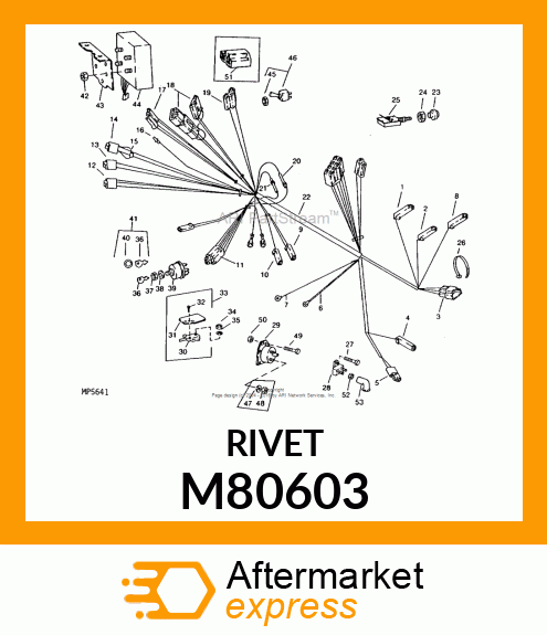 RIVET, POP ALUMINUM M80603